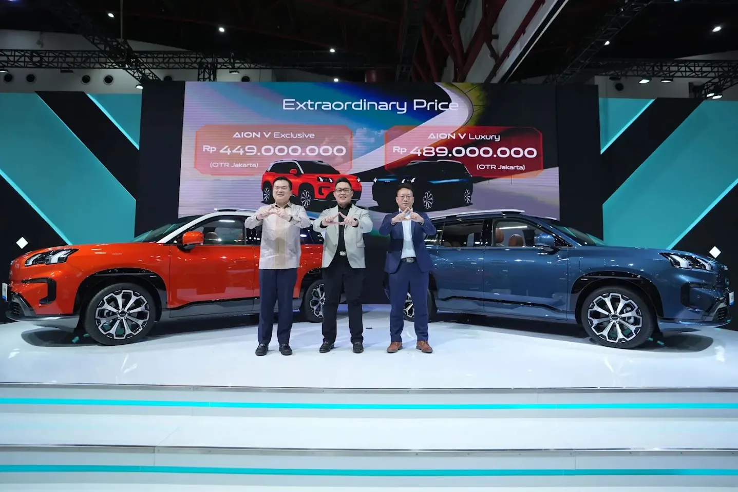 AION Indonesia Buka Harga Dua Varian AION V di IIMS 2025