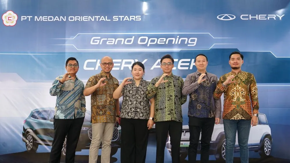 Chery Resmikan Dealer 3S Pertama di Aceh