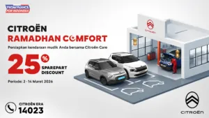 Citroën dan Jeep Sodorkan Diskon Suku Cadang hingga 25% dan Bengkel Siaga di 15 Titik
